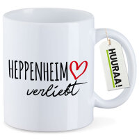 Kaffeetasse Heppenheim Bergstraße verliebt 330ml