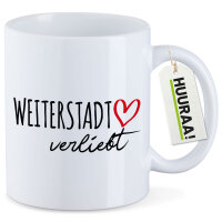 Kaffeetasse Weiterstadt verliebt 330ml