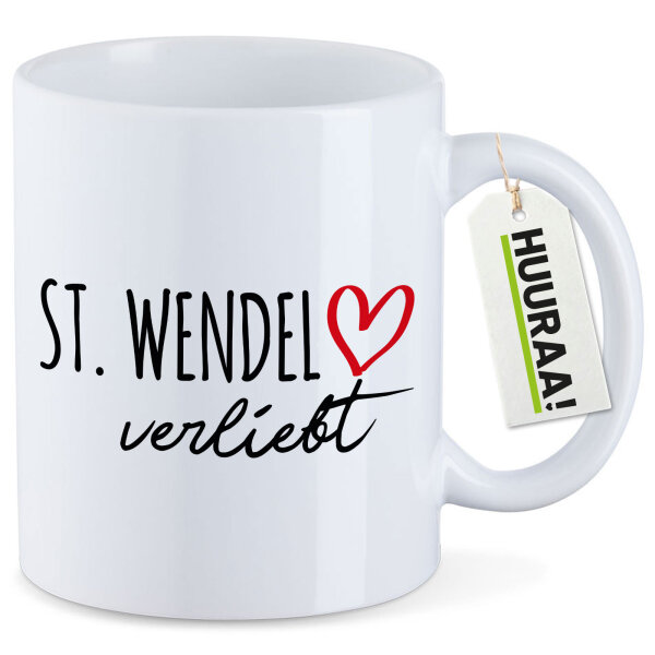 Kaffeetasse St. Wendel verliebt 330ml
