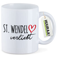 Kaffeetasse St. Wendel verliebt 330ml