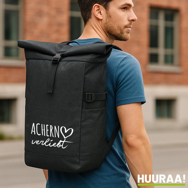 Kurierrucksack Achern verliebt 30-44 Liter Black Melange
