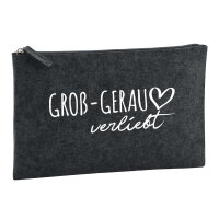 Kulturbeutel Groß-Gerau verliebt 1 Liter Filz...