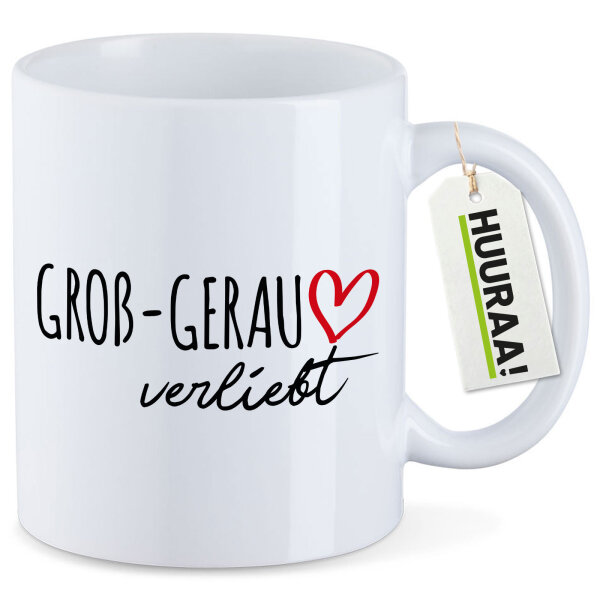 Kaffeetasse Groß-Gerau verliebt 330ml