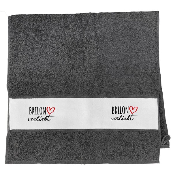 Handtuch Brilon verliebt 50x100cm