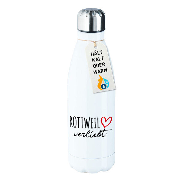 Edelstahl-Trinkflasche Rottweil verliebt 500ml Wasserflasche