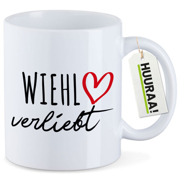 Kaffeetasse Wiehl verliebt 330ml