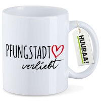 Kaffeetasse Pfungstadt verliebt 330ml