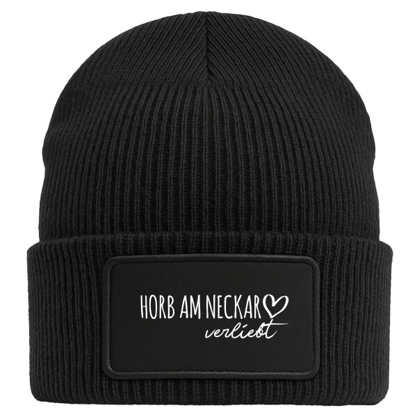 Beanie Horb am Neckar verliebt Black