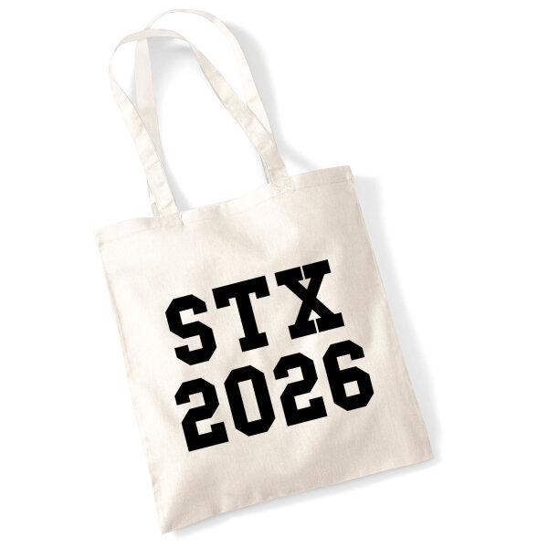 Jutebeutel STX 2026 Abschluss Dänemark 10 Liter