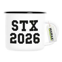 Emaille Tasse STX 2026 Abschluss Dänemark 300ml...