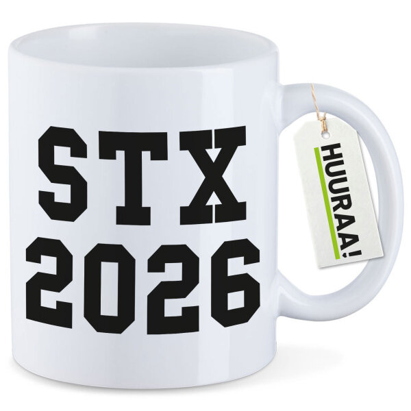 Kaffeetasse STX 2026 Abschluss Dänemark 330ml