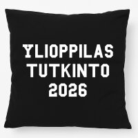 Kissen Ylioppilastutkinto 2026 Abschluss Finnland 40x40cm