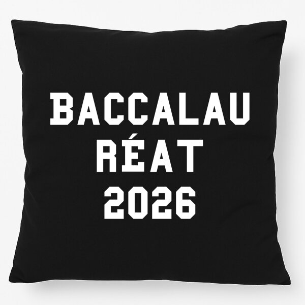 Kissen Baccalauréat 2026 Abschluss Frankreich 40x40cm