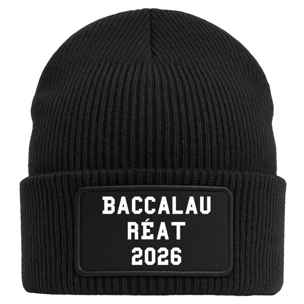 Beanie Baccalauréat 2026 Abschluss Frankreich Black