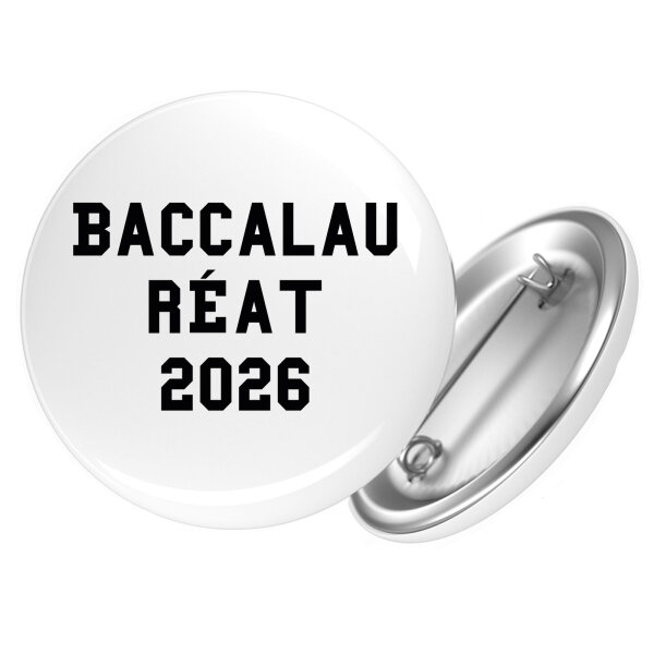 Button Baccalauréat 2026 Abschluss Frankreich Anstecker