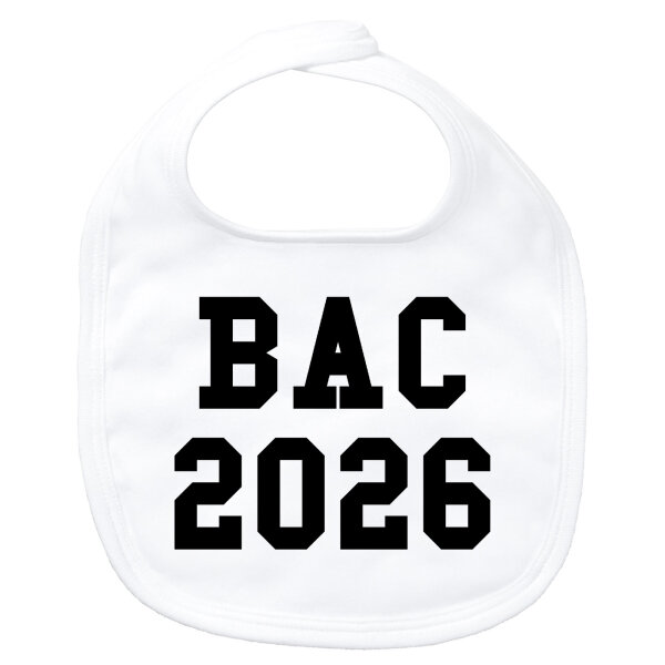Baby Lätzchen BAC 2026 Abschluss Frankreich