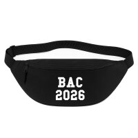 Bauchtasche BAC 2026 Abschluss Frankreich 2,5 Liter Black