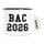 Emaille Tasse BAC 2026 Abschluss Frankreich 300ml Vintage Emaille Becher