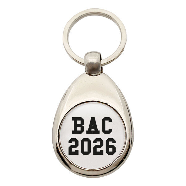 Schlüsselanhänger BAC 2026 Abschluss Frankreich