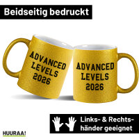 Glitzertasse Advanced Levels 2026 Abschluss...