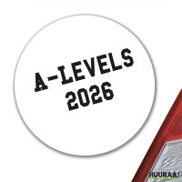 Aufkleber A-Levels 2026 Abschluss Großbritannien...