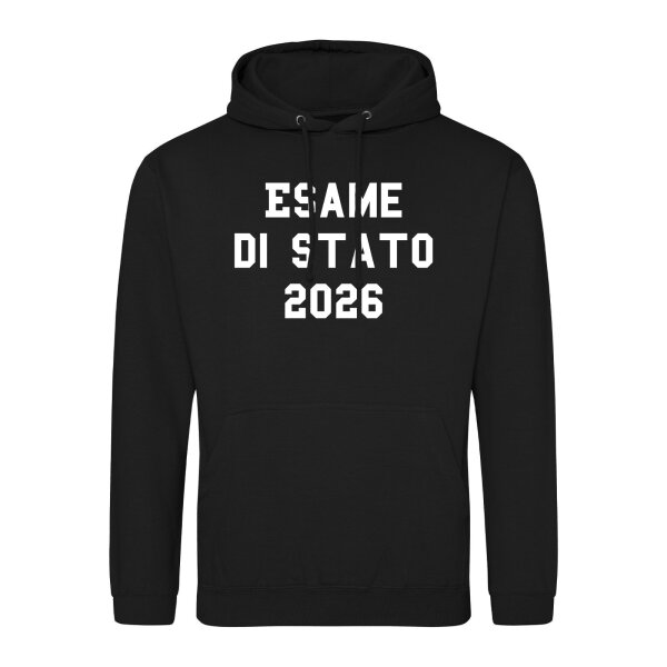 Unisex Hoodie Esame di Stato 2026 Abschluss Italien Größe S-3XL