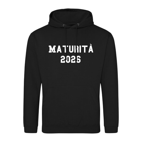 Unisex Hoodie Maturità 2026 Abschluss Italien Größe S-3XL