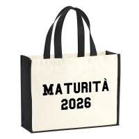 Jutetasche Maturità 2026 Abschluss Italien 21...