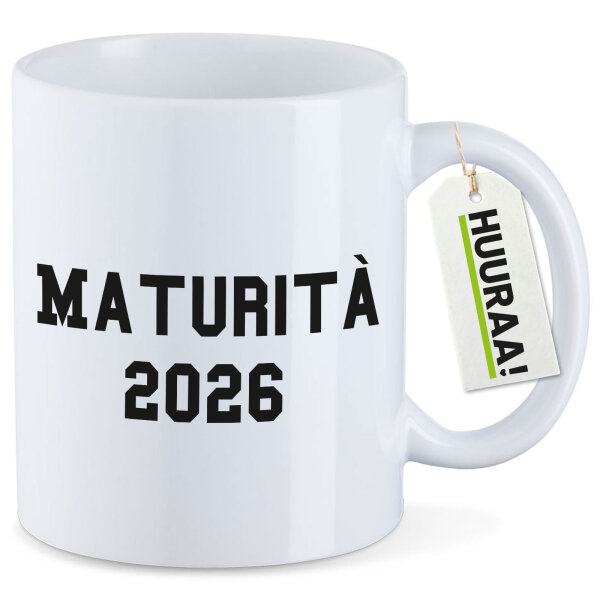 Kaffeetasse Maturità 2026 Abschluss Italien 330ml