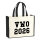 Jutetasche VWO 2026 Abschluss Niederlande 21 Liter Black