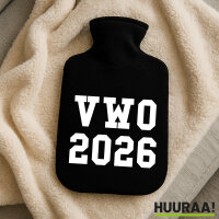 Wärmflasche VWO 2026 Abschluss Niederlande