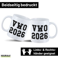 Kaffeetasse VWO 2026 Abschluss Niederlande 330ml