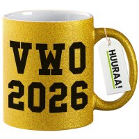 Glitzertasse VWO 2026 Abschluss Niederlande 330ml