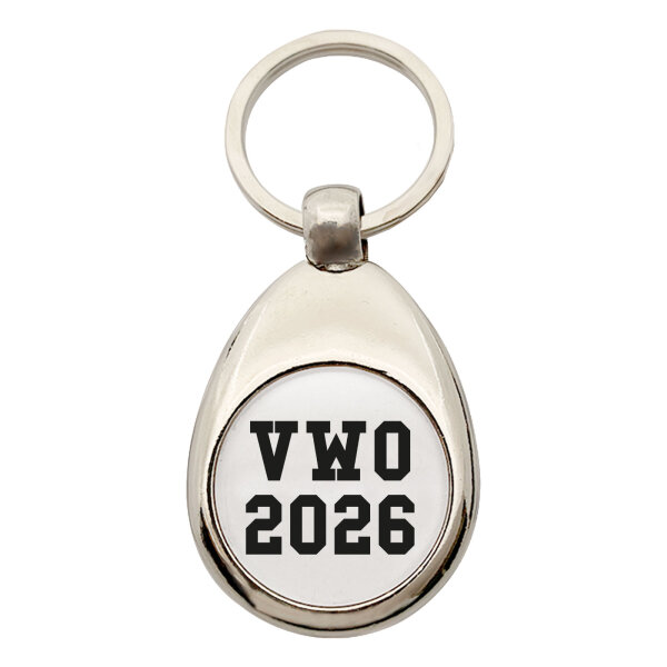 Schlüsselanhänger VWO 2026 Abschluss Niederlande