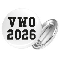 Button VWO 2026 Abschluss Niederlande Anstecker