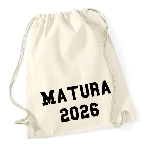 Turnbeutel Matura 2026 Abschluss Österreich / Schweiz 12 Liter