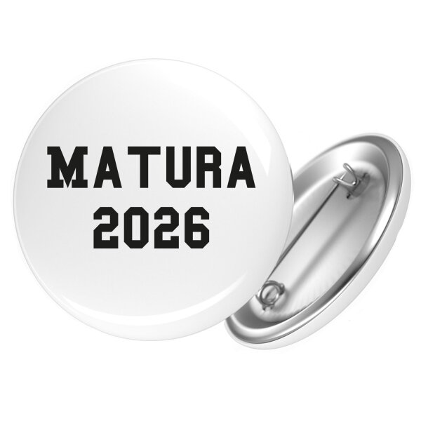 Button Matura 2026 Abschluss Österreich / Schweiz Anstecker
