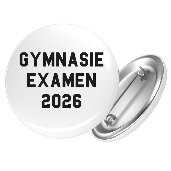 Button Gymnasieexamen 2026 Abschluss Schweden Anstecker