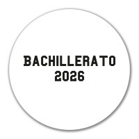 Aufkleber Bachillerato 2026 Abschluss Spanien 10cm Sticker