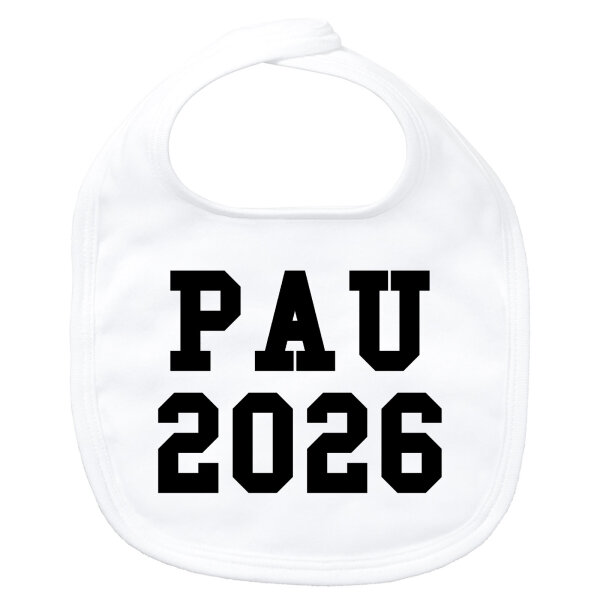 Baby Lätzchen PAU 2026 Abschluss Spanien