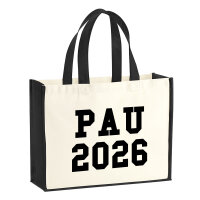 Jutetasche PAU 2026 Abschluss Spanien 21 Liter Black