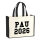 Jutetasche PAU 2026 Abschluss Spanien 21 Liter Black