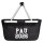 Einkaufskorb PAU 2026 Abschluss Spanien 20 Liter Tragekorb Black