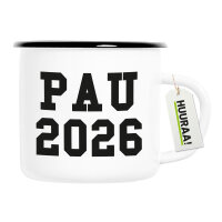 Emaille Tasse PAU 2026 Abschluss Spanien 300ml Vintage...