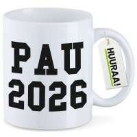 Kaffeetasse PAU 2026 Abschluss Spanien 330ml
