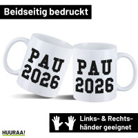 Kaffeetasse PAU 2026 Abschluss Spanien 330ml