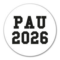 Aufkleber PAU 2026 Abschluss Spanien 10cm Sticker