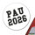 Aufkleber PAU 2026 Abschluss Spanien 10cm Sticker