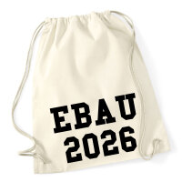Turnbeutel EBAU 2026 Abschluss Spanien 12 Liter