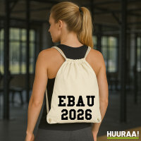 Turnbeutel EBAU 2026 Abschluss Spanien 12 Liter